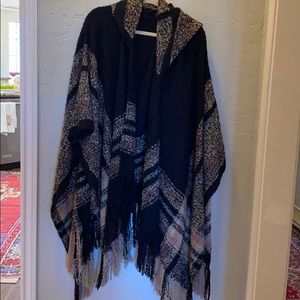 Wrap with hoodie